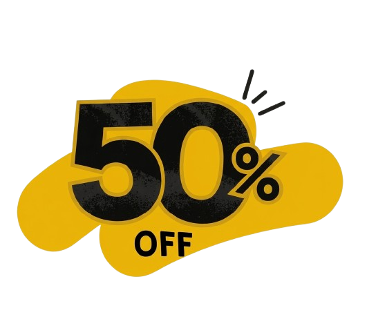50% off