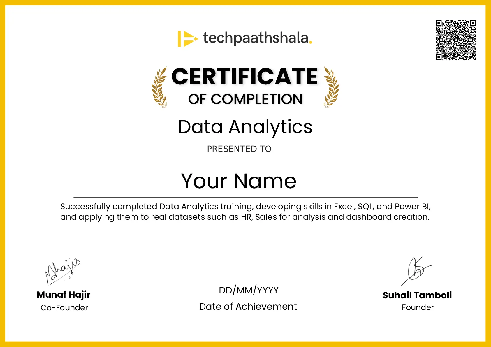 Techpaathshala Full Stack + Gen AI Certificate