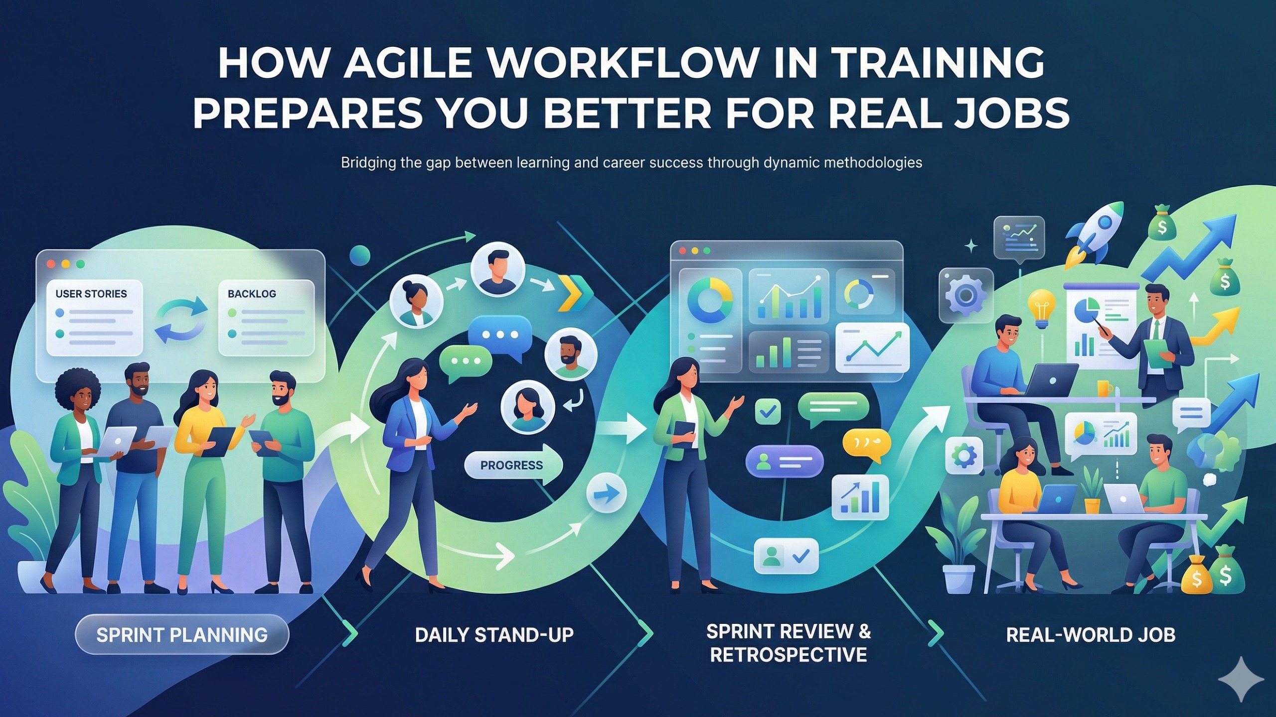 How Agile Workflow in Training Prepares You Better for Real Jobs