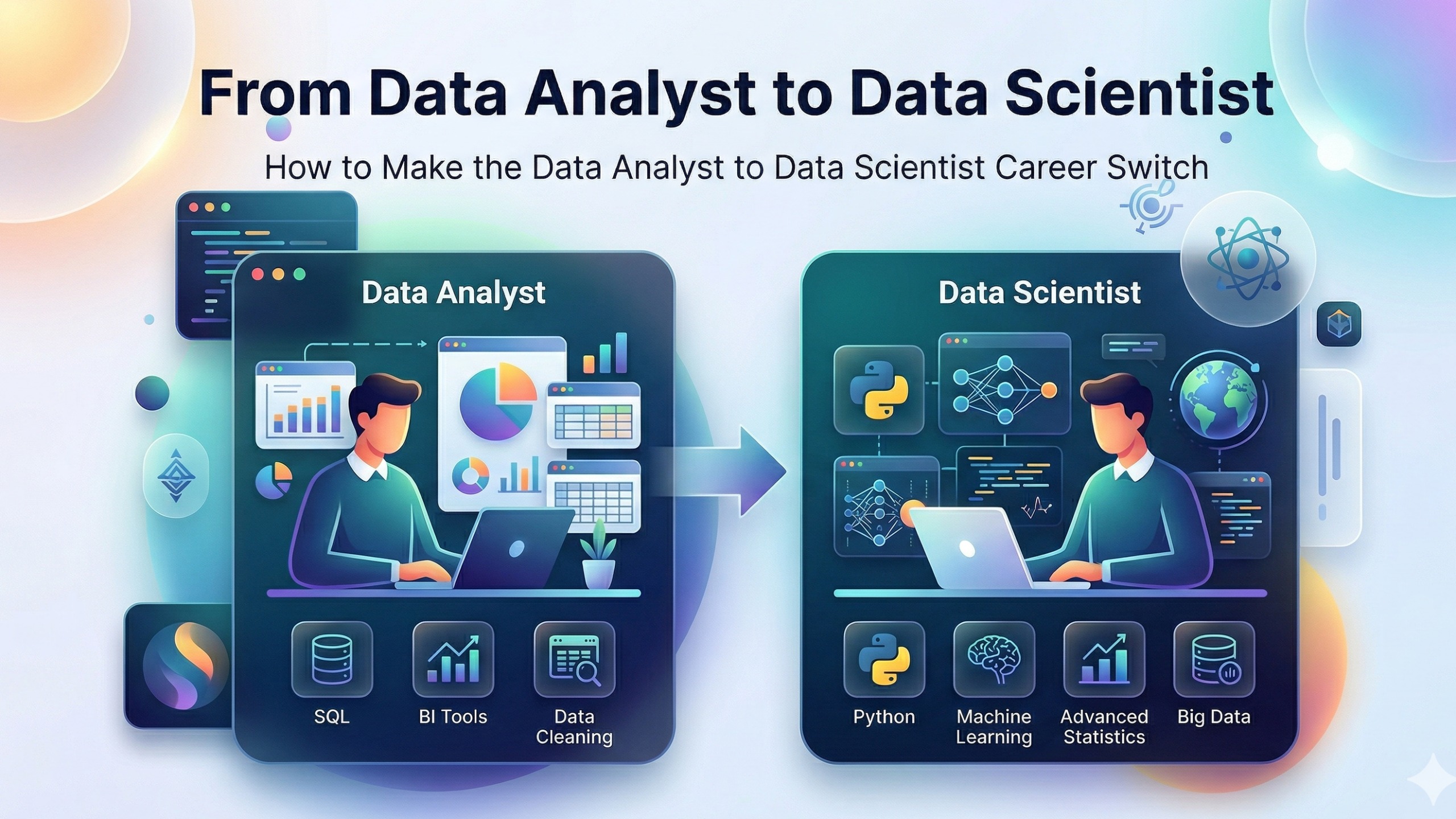 From Data Analyst to Data Scientist: How to Make the Data Analyst to Data Scientist Career Switch in 2026