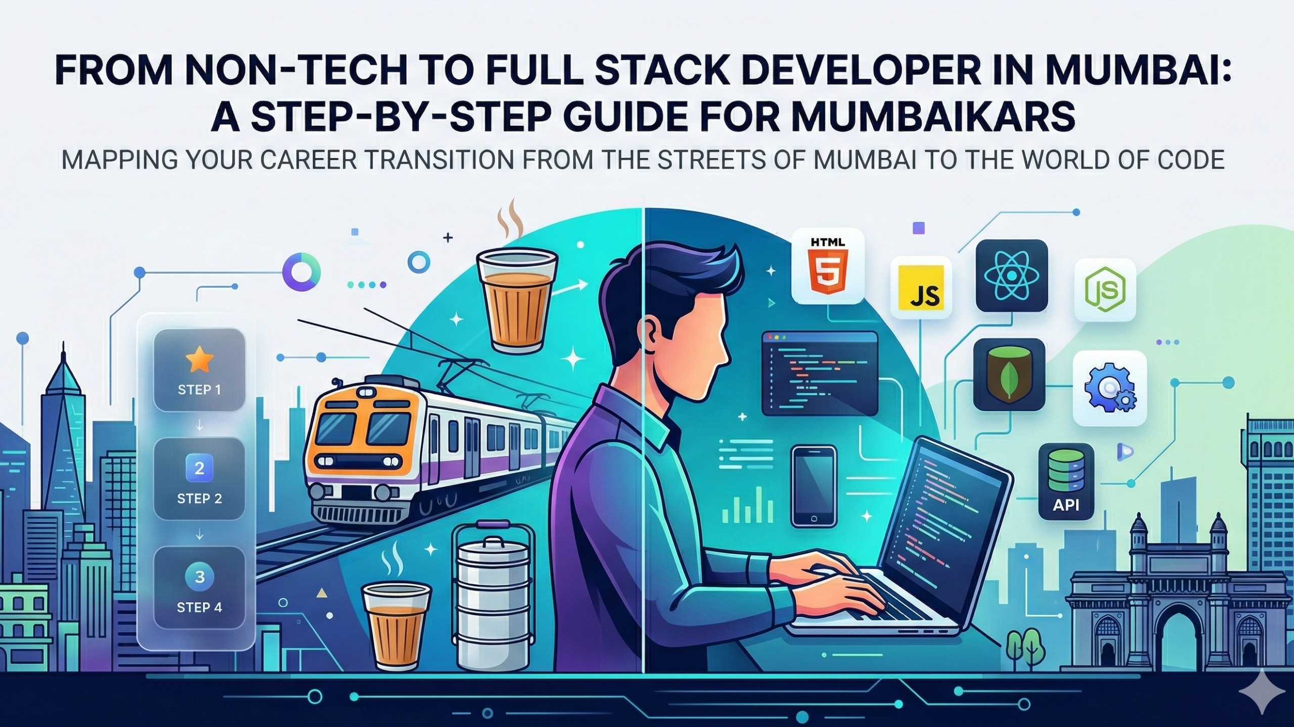From Non-Tech to Full Stack Developer in Mumbai: A Step-by-Step Guide for Mumbaikars