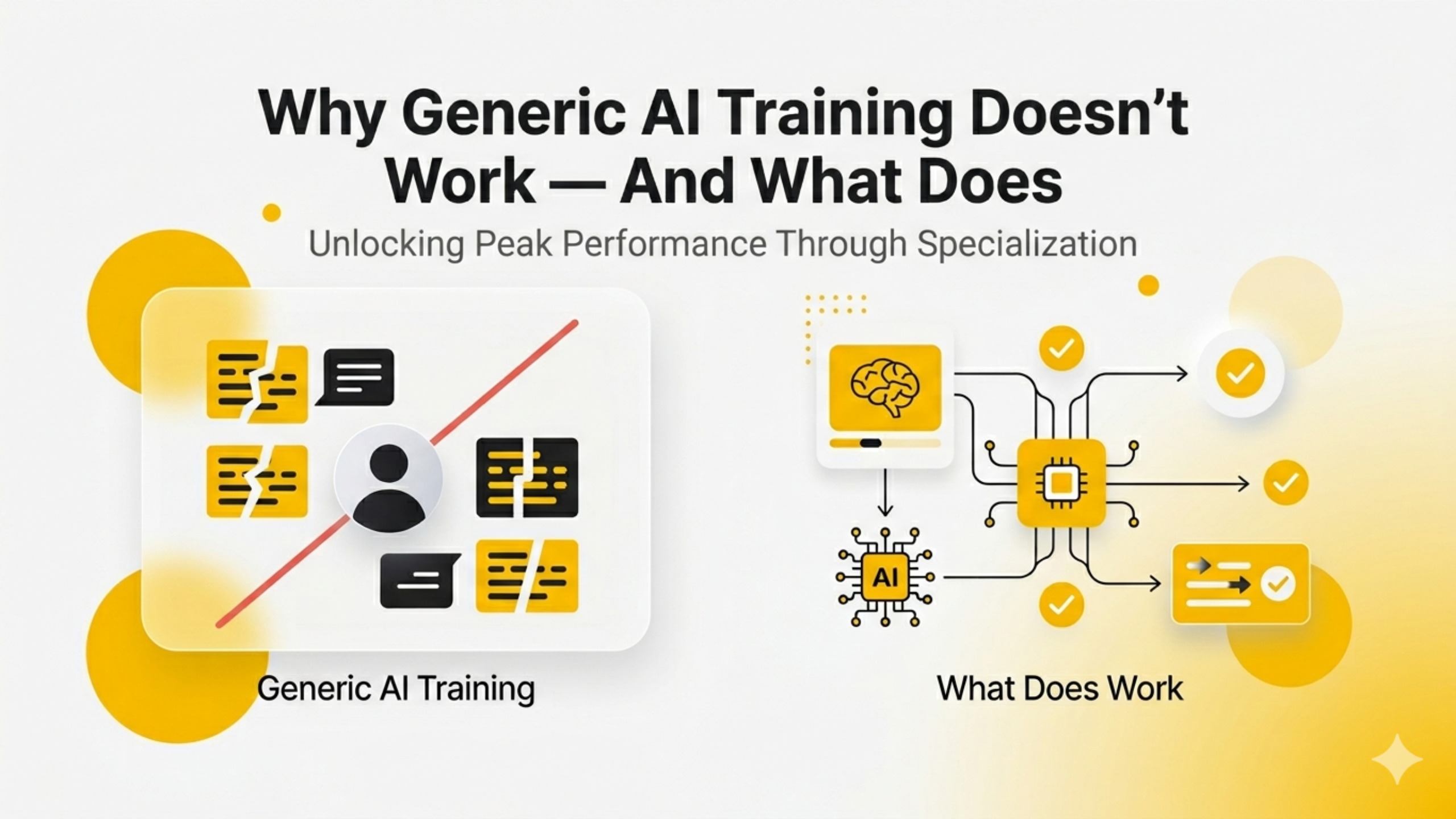 Why Generic AI Training Doesn’t Work — And What Does